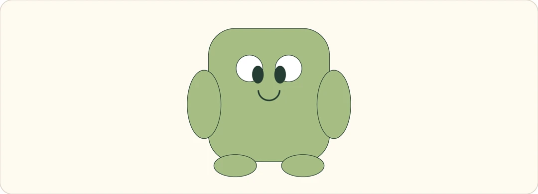Build a Little Monster example from the included printable guide