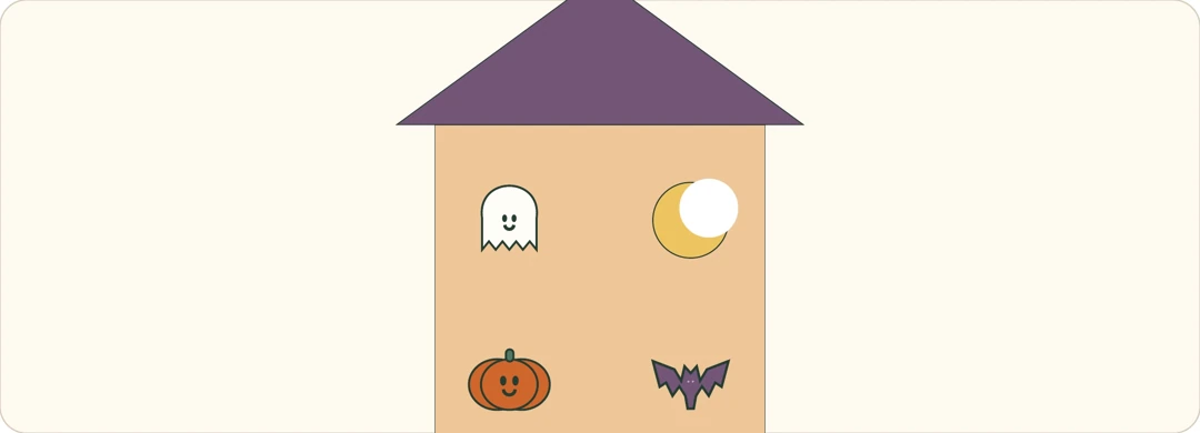 Surprise Window House example from the included printable guide